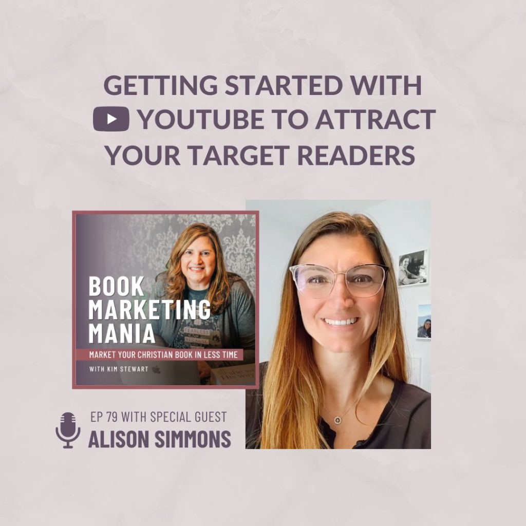 Alison Simmons, Video Content Marketer & Strategist, is sharing creative ideas for author videos, how to get started, how long it really takes to produce videos and more on the Book Marketing Mania podcast.