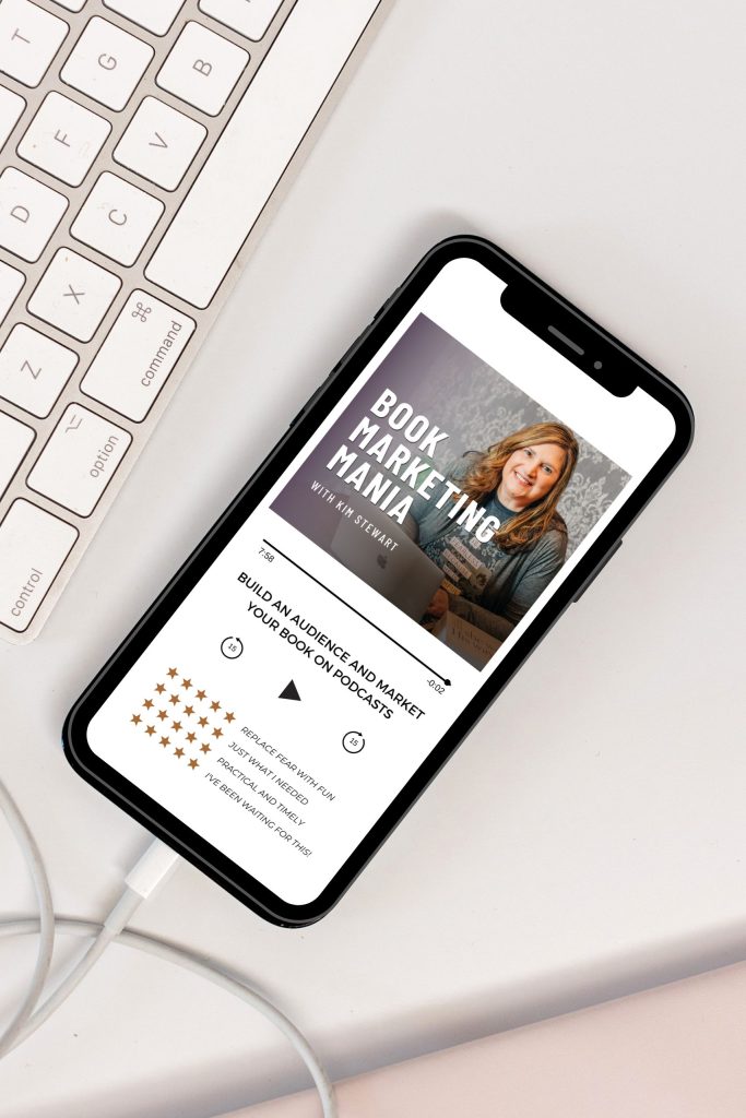 Book Marketing Mania podcast helping authors build their audience and market their books on podcasts.