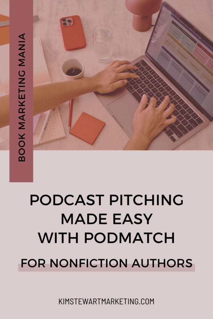 Ever pitch podcasts to guest on and only hear crickets back? There has to be a better way than spending hours researching shows, crafting pitches, and waiting. Join Kerisma Vere and Kim Stewart on the Book Marketing Mania podcast for a conversation about the ease of the PodMatch platform to connect guests and hosts.